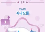 2026 산리오 캐릭터 1차 인기투표 결과