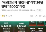 📈 [속보]코스닥 ‘닷컴버블’ 이후 26년만에 ‘1200선’ 마감