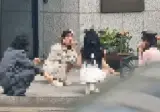 강남 초등학교 앞에서 담배피우고 라이브방송하는 엑셀방송 BJ들
