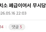 서울구치소 폐급이어서 무시당한 썰