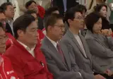 부산 출구조사 발표 직후 캠프 표정