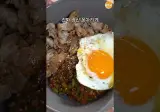 지금이 막차라는 (고기랑 계란) 마늘쫑 비빔밥