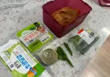 토요일 특식 김치찌개 만듦