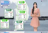 내일, 한낮 불볕더위(출근길 안개, 자외선 지수 매운 높음)