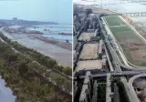 한강 모래사장에서 수영하던 시절.river