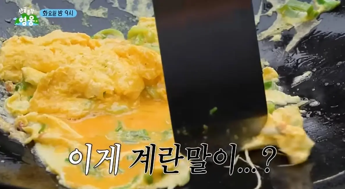 본인 믿고 계란말이 하자던 허경환의 폭망한 계란말이.jpg
