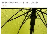 공용 우산통에 우산 넣기 꺼려지는 이유