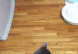 씽크대 덮개가 사라졌다