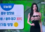 충격적인 요즘 기상캐스터 근황.jpg