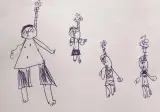 6세 아이의 '섬뜩한 가족그림' 때문에 경찰 대동후 학부모 긴급 소집된 사건