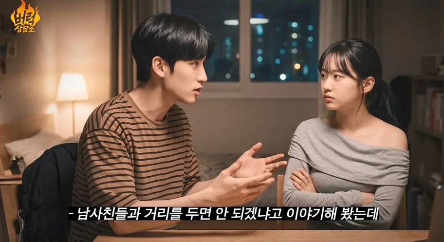 남사친 많은 여친 둔 남자의 고민 사이다로 답변한 정일영 교수.jp