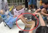 “여성 발 담근 레몬물, 잔당 1만 원에 팝니다”