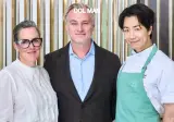 놀란 감독과 헐리우드 스타들 한국 파인 다이닝 식당 방문 (펌)
