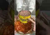 점심으로 실비김치에 참치 때려 넣고 비벼먹기