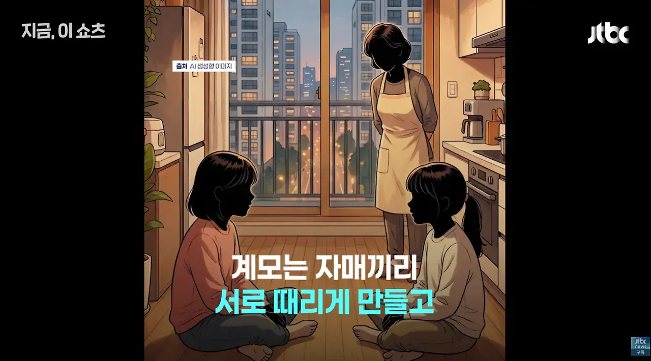 의붓딸 자매를 10년동안 학대한 계모