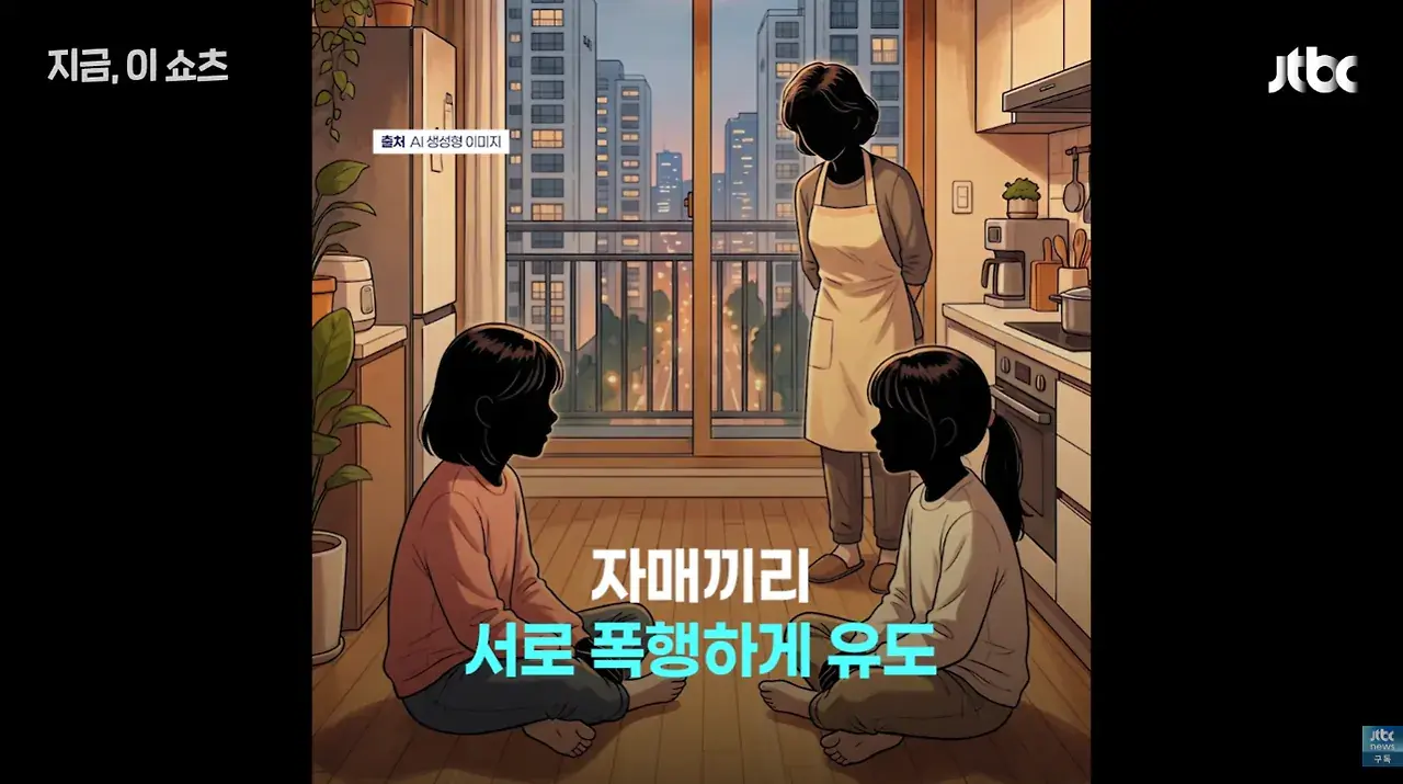 의붓딸 자매를 10년동안 학대한 계모