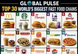 세계 TOP 30 패스트푸드 체인