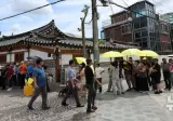 오늘 말복 삼계탕집 웨이팅 사진