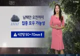 휴일, 호우 경보(전국 폭염 주춤, 강풍 주의보)