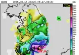 거제도 24시간 누적 강수량 800mm 육박