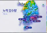 현재까지 누적 강수량...