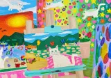 중증자폐성 장애 아이가 그린 고양이 그림