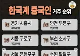 한국에 사는 외국인들 많은 도시 순위 jpg