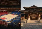 KBL WKBL 홈구장 한옥스타일