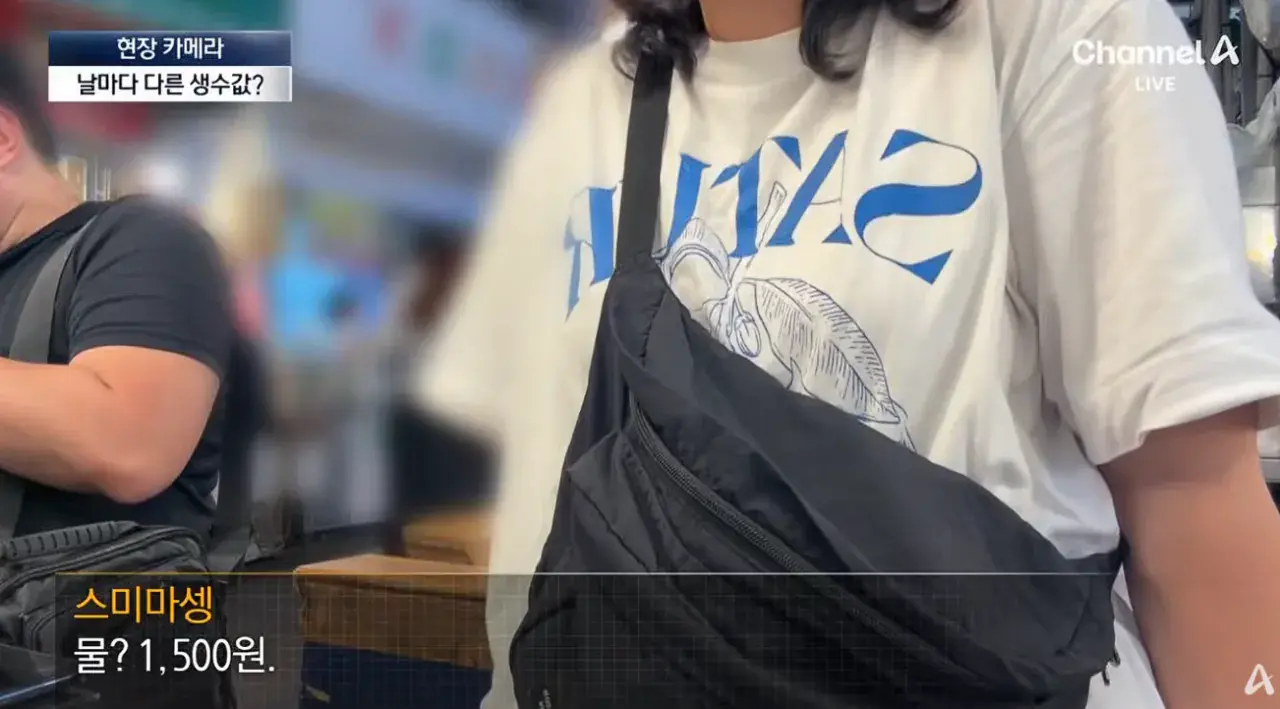 누군 1500원, 누군 1000원…광장시장 물 바가지 (7).png 바가지 여전하고 위생 개판인 광장시장