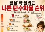 혈당 올리는 나쁜 탄수화물 순위