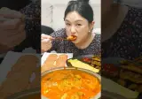 오늘의 집밥! 김치찌개 분홍소세지 떡갈비 김