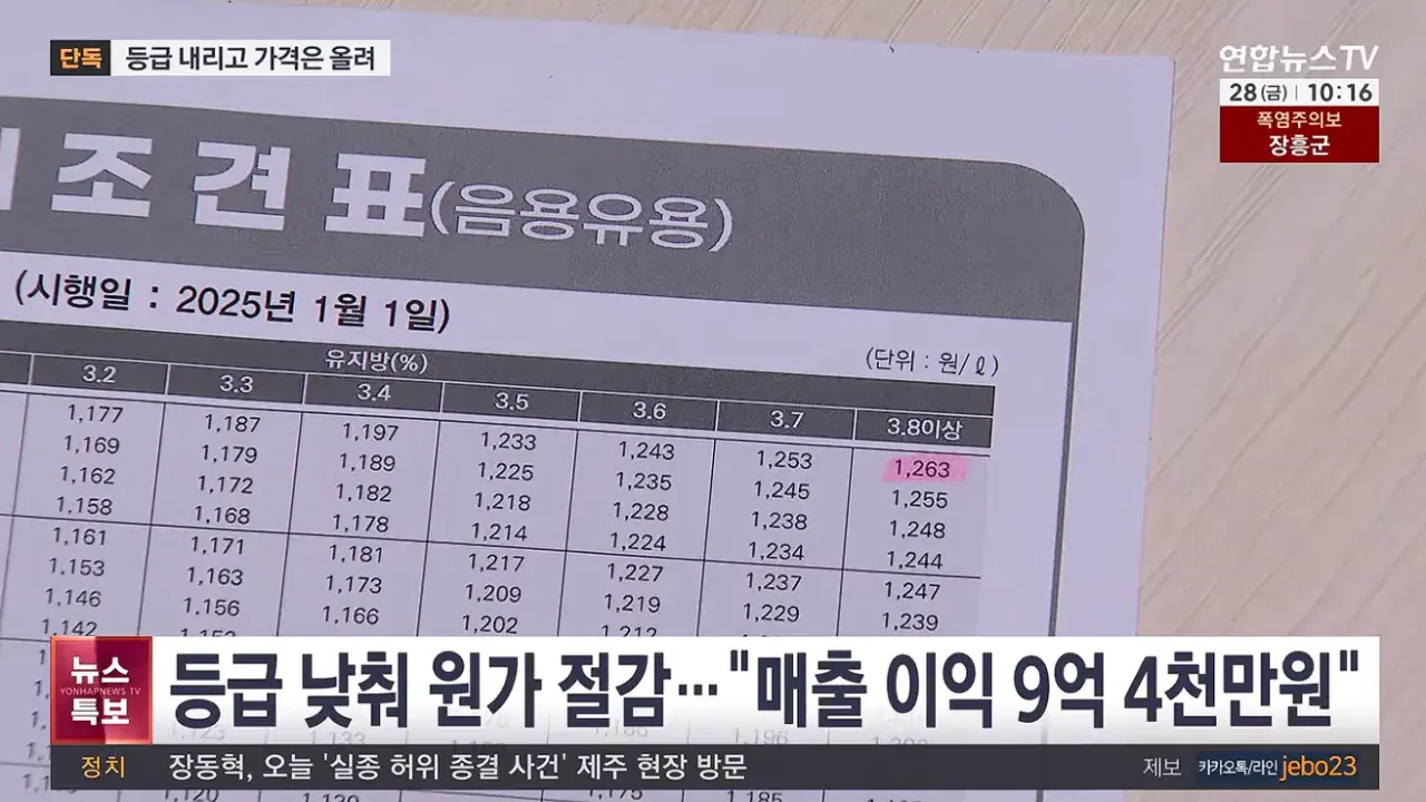 [단독] 1등급 원유라더니 슬쩍 낮춘 서울우유…가격은 올라 (7).png [단독] 1등급 원유라더니 슬쩍 낮춘 서울우유…가격은 올라