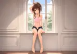 전 롱 포니테일을 좋아합니다