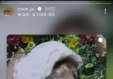 오래 키운 반려견을 떠나보낸 조권 근황..jpg