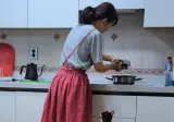 고양이 키우는 집에서 참치김치찌개를 끓였다
