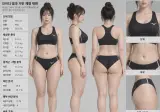 ㅇㅎ,챗지피티) 165cm, 81kg, BMI 29.8 여자, 인바디표 참고하여 이미지 생성.