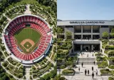 KBO 1군 홈구장을 선큰 가든 스타일로(아레나 AI)