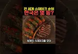 세계의 스테이크를 모아 우열을 가리는 남자