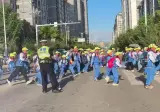 중국의 아침등교길