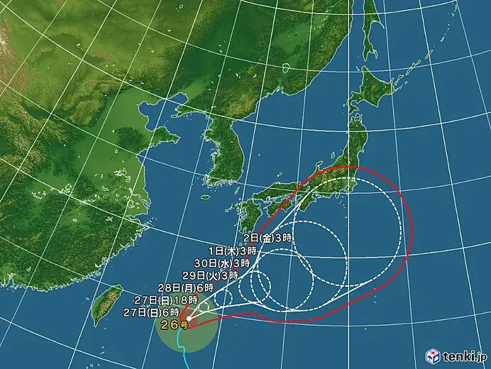 japan_near-large.jpg "태풍도 한국이 싫지요?" 근황