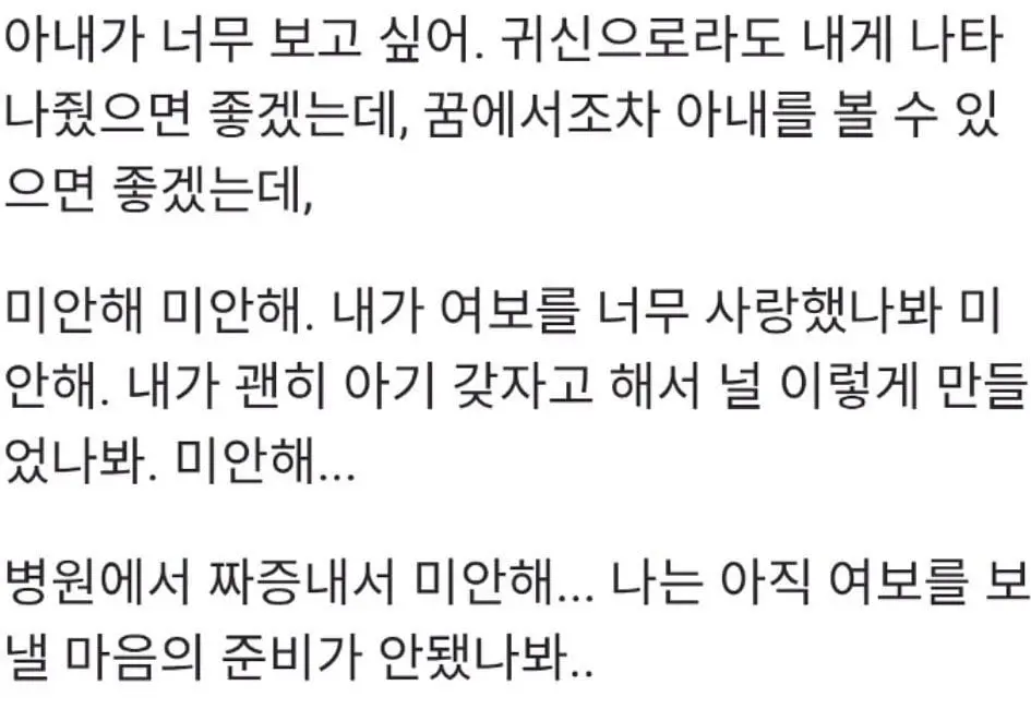 사랑하는 아내가 떠나가기까지 기록.jpg