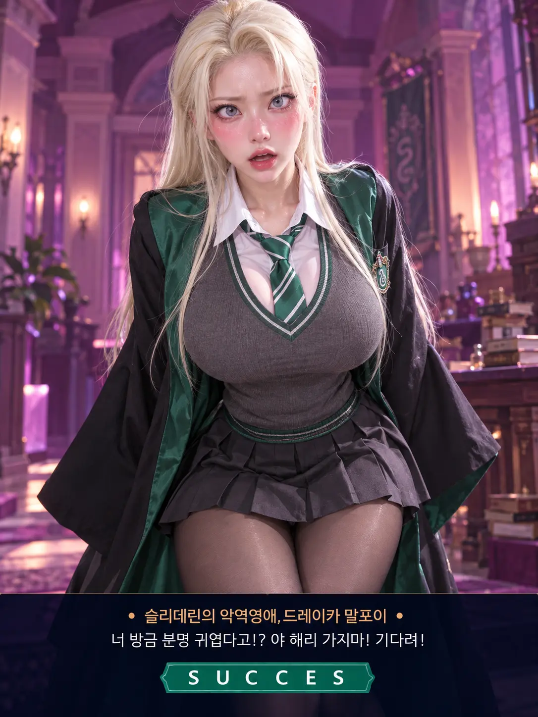 슬리데린의 악역영애, 드레이카 말포이.png