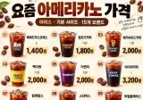 요즘 아메리카노 가격