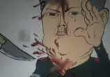 혐) 군부대 갔다가 본 김정은 벽화.jpg