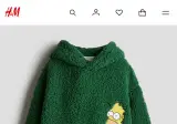 H&M 신상 심슨 후드티