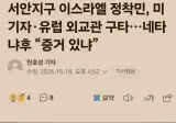 서안지구서 유럽 외교관 구타한 이스라엘 사람들