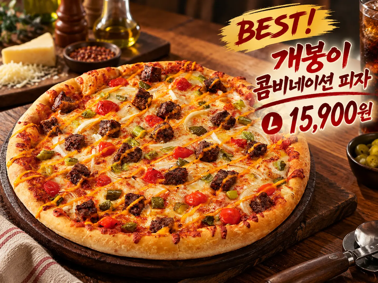 개붕이 콤비네이션 피자 광고.png