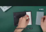 폴드8에 1만원 저반사필름 붙혀 재현한 아이폰 듀오 나노텍스쳐...