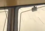 조타실에서 본 밤바다