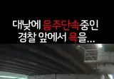 대낮에 음주 단속해서 개빡친 사람 ㄷㄷ